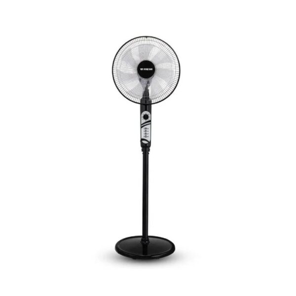 Fresh Stand Fan Silent Piano 16 Inch Black