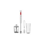 Tornado Hand Blender 250 Watt With Stainless Steel Whisk White HB-250T