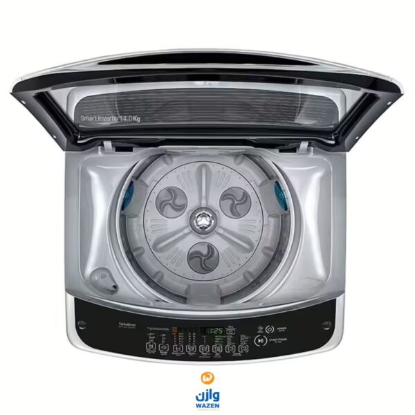 LG Washing Machine Silver 14 Kg Top Loading T1466NEHGU - Image 4