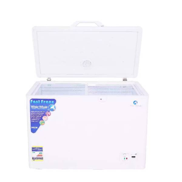 اشتري الان ديب فريزر وايت ويل ابيض 300 لتر ديجيتال رف زجاج WCF350WG 350