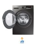 غسالة ملابس سامسونج 8 كيلو بخار فضي WW80T4040CX1AS