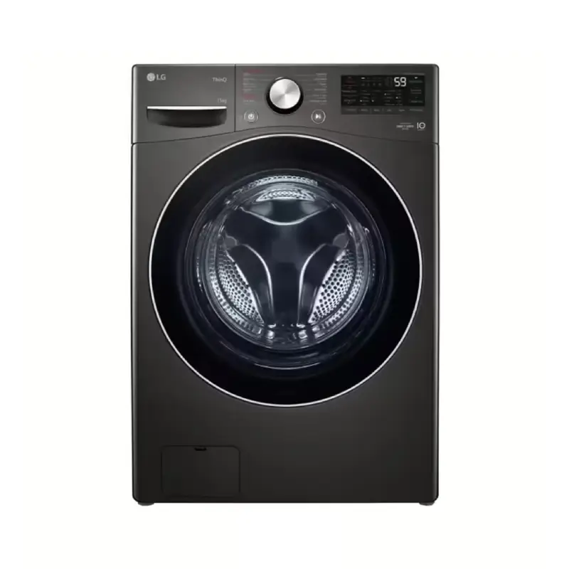 LG Washing Machine 15 Kg  Black Steel F0L9DYP2E