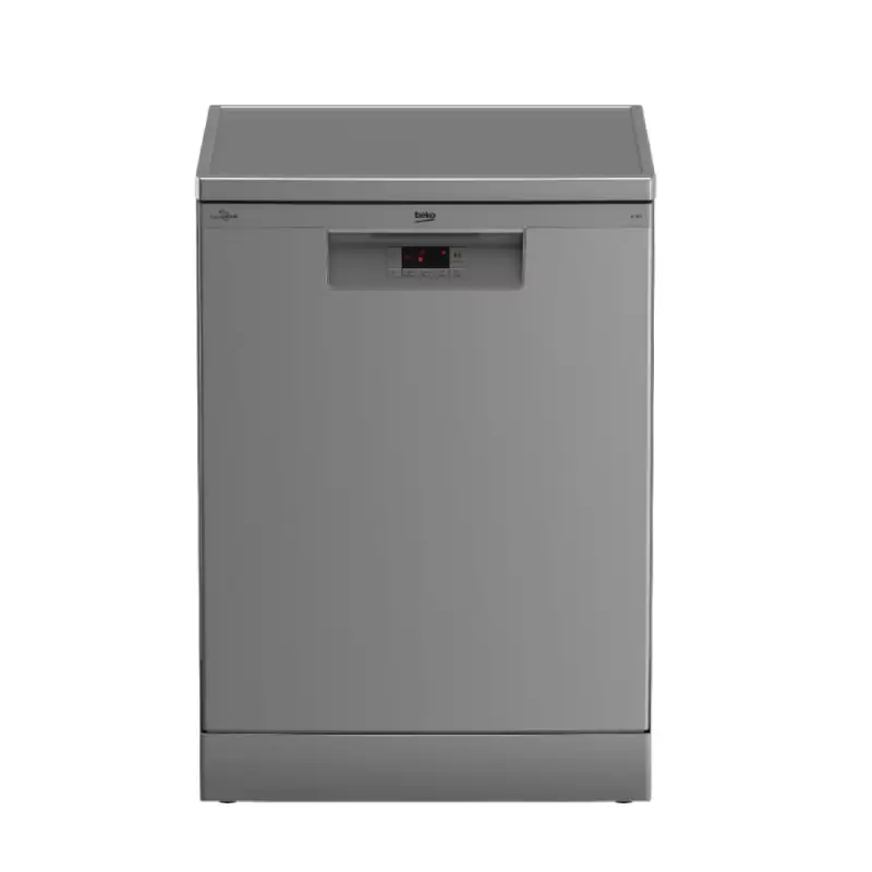 Beko Dishwasher 14 Place Settings 5 Programs 60 cm Steam Silver BDFN15420S