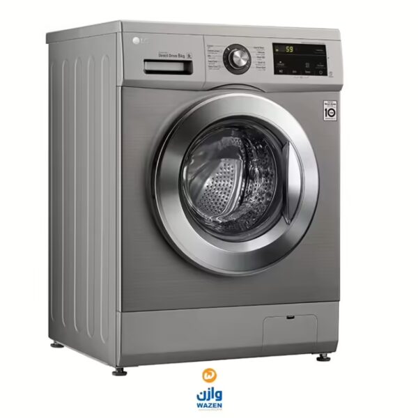 LG Washing Machine 8 Kg Silver chrome Door FH2J3TNG5 - Image 2