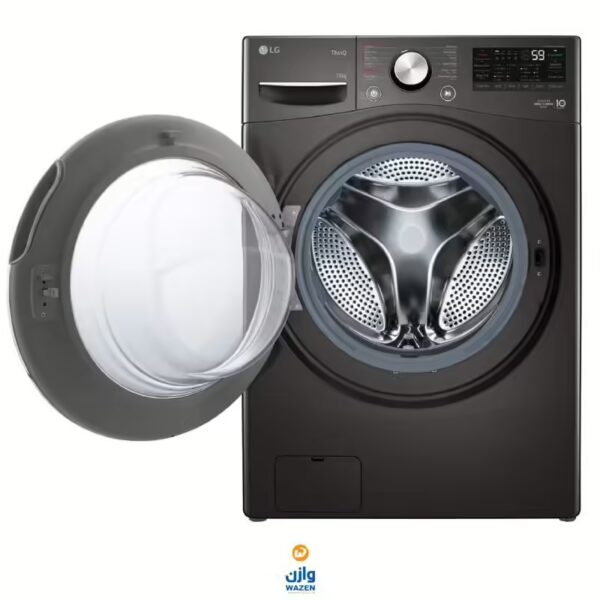 LG Washing Machine 15 Kg Black Steel F0L9DYP2E - Image 2