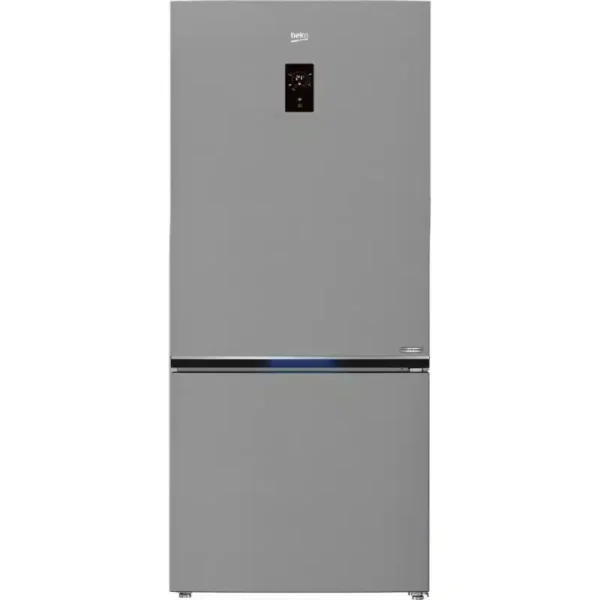 Beko Refrigerator 620 Liters Digital Bottom Mount Freezer Stainless Steel RCNE720E20DZXP