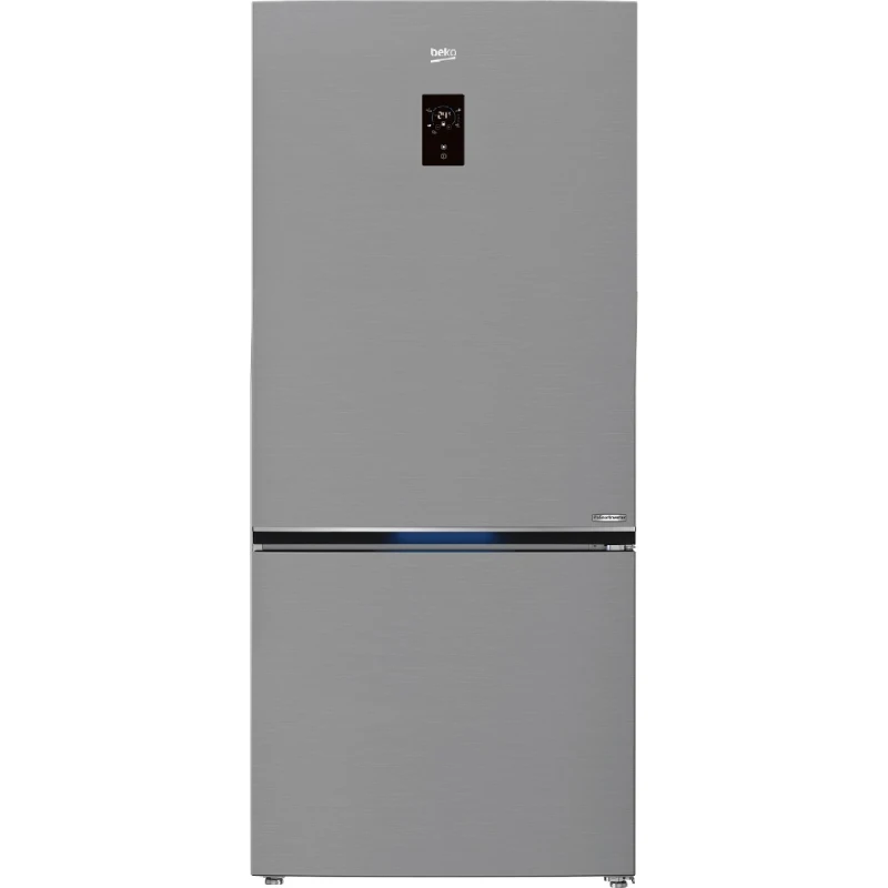 Beko Refrigerator 620 Liters Digital Bottom Mount Freezer Stainless Steel RCNE720E20DZXP