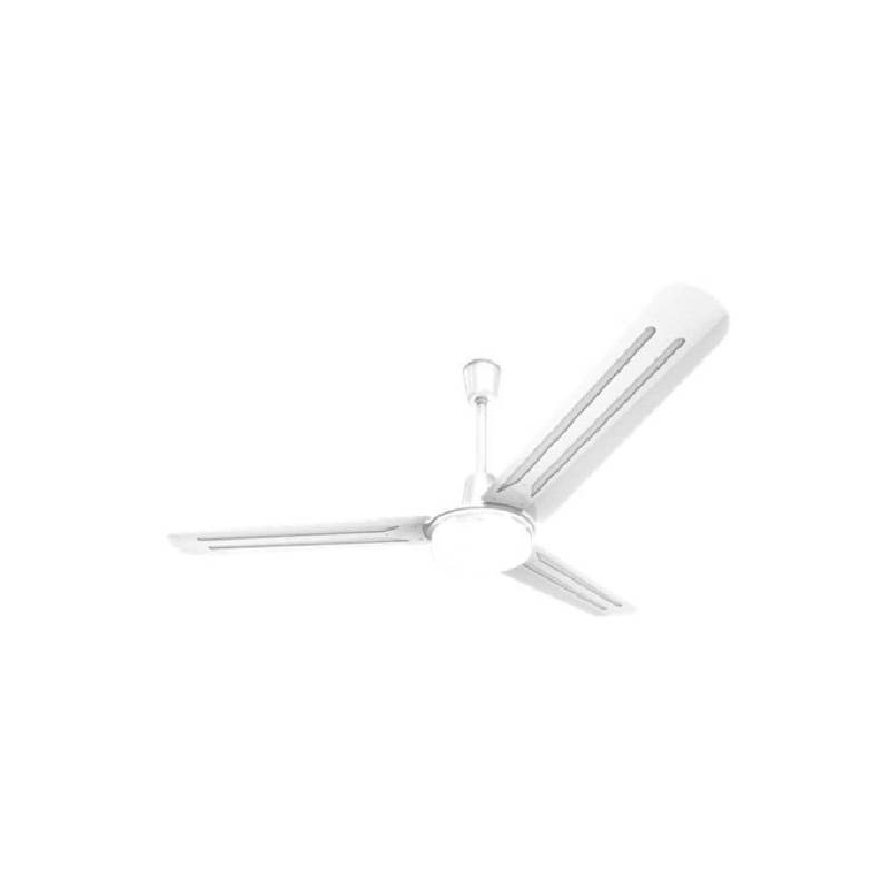 Tornado Ceiling Fan 56 Inch 3 Metal Blades Inverter Switch LED Lights White TCF56L
