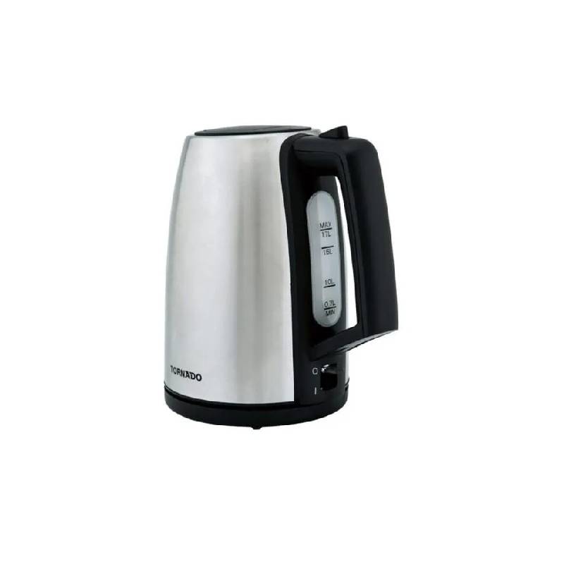 Tornado Kettle 1.7 Liter 2200 Watt Stainless Steel TKS-2217E