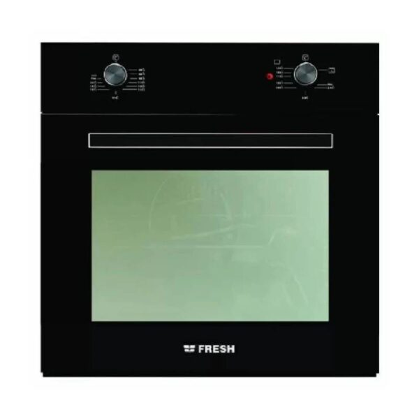 Fresh Built-in Oven 60 Cm Black Gas Soft Close Gas 10345