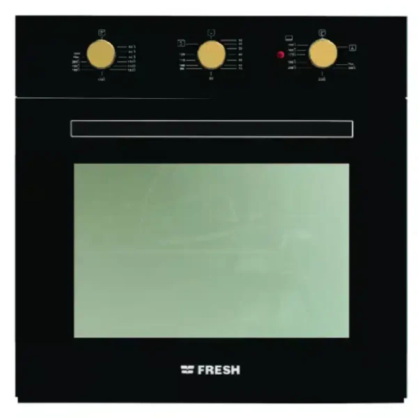 Fresh Built-in Oven 60 Degree Black Gas/Electric Soft Gold 9640