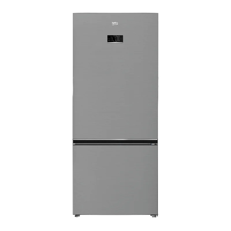 Beko Refrigerator 509 Liters Combi Beko Digital Bottom Mount Freezer Inverter Stainless Steel RCNE590E35ZXP1