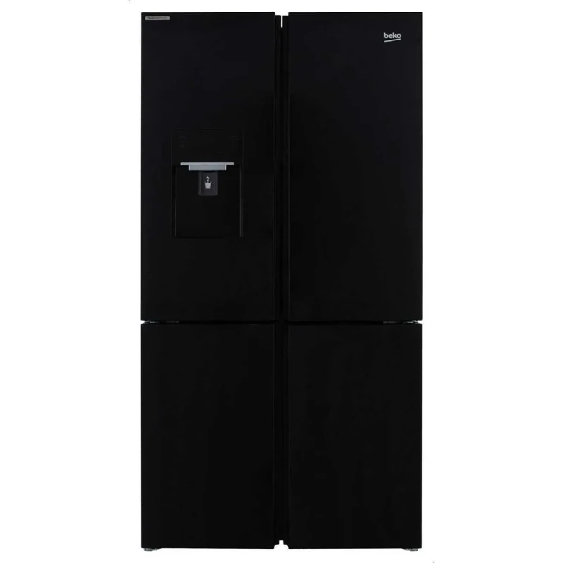 Beko Digital Refrigerator 565 Liters 4 Doors With Water Dispenser Black GNE134626BH