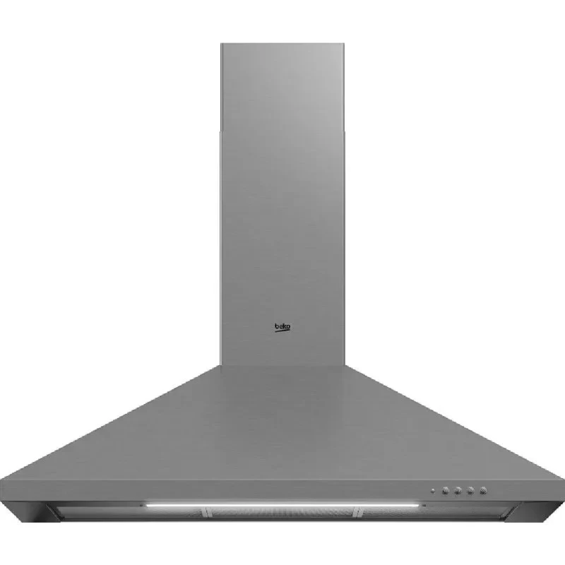 Beko Hood Pyramid 60 cm, Wall Mounted, Inox Color CWB6441XN