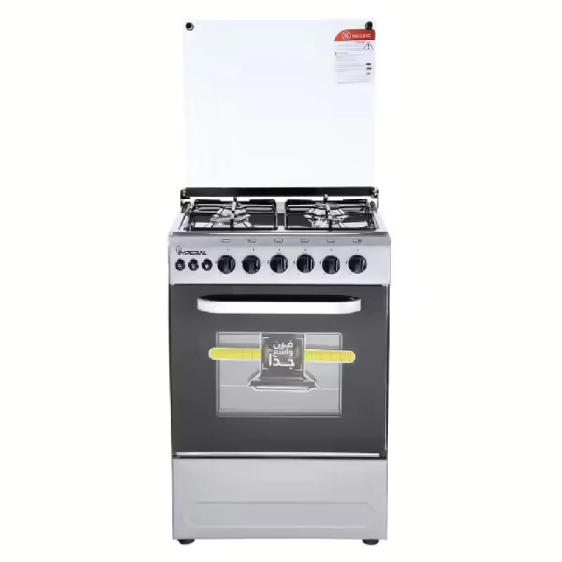 Imperial Crystal Gas Cooker 4 Burners PC5555SSPILM