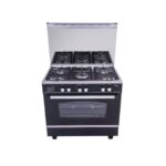 Unionaire ICook Gas Cooker 5 Burner Black C6090SS-DC-511-IDSC-S-P-2W
