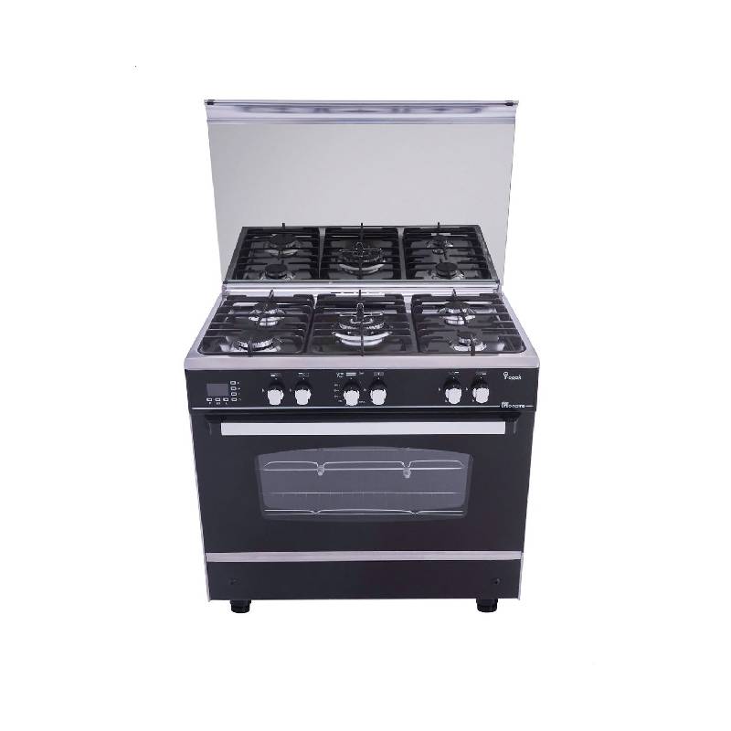 بوتاجاز غاز يونيون اير اي كوك 5 شعلة اسود C6090SS-DC-511-IDSC-S-P-2W  