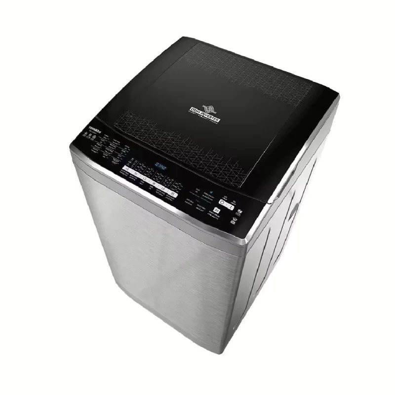 Tornado Washing Machine 13 Kg Top Loading Stainless Steel Inverter TWETLD13RSS