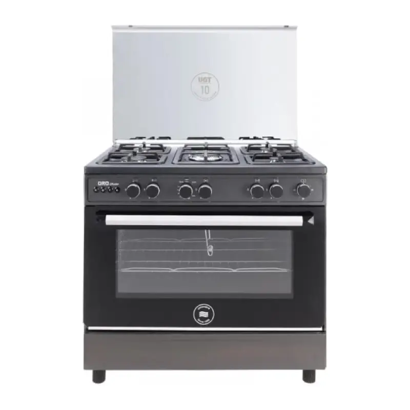 Unionaire Gas Cooker 5 Burners Gusto Pro Black C69BGM-P2C-511-ISF-2W-GU-AL