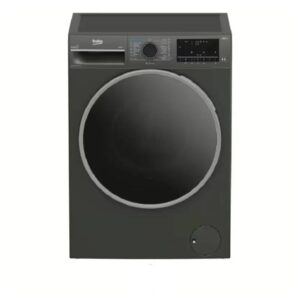 Beko Washing Machine 10 Kg/6 Kg Inverter Steam Silver BWD10640MCI