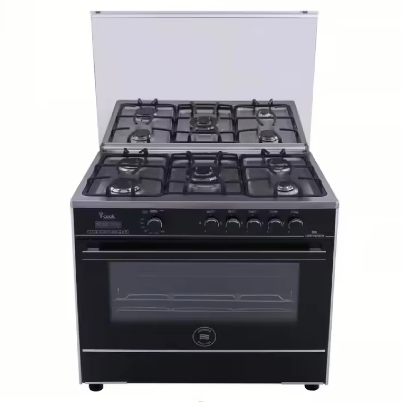 Unionaire Gas Cooker 5 Burners ICook Control C69SSGC511ICSH2WAL