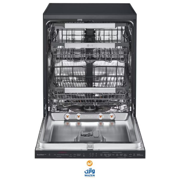 LG Dishwasher 60 cm 14 Person Black Steam Easy Rack DFC335HM - Image 3