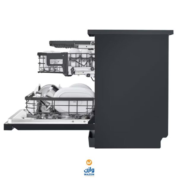 LG Dishwasher 60 cm 14 Person Black Steam Easy Rack DFC335HM - Image 6
