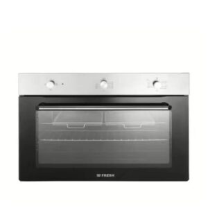 Fresh Built In Oven Gas/Electric 90 cm Silver × Black 9661