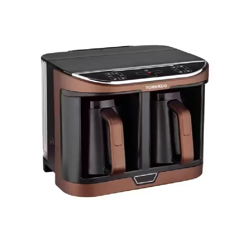 Tornado Automatic Turkish Coffee Maker 660 ml Brown x Black with Water Tank TCME-100DPRO