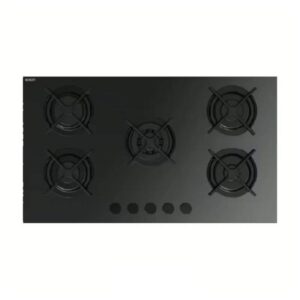 Fresh Built In Hob 5 Burners Glass Full Safety 9606