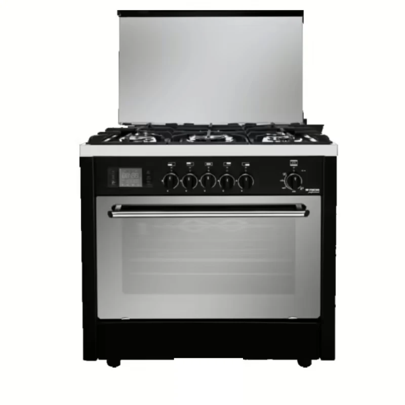 Fresh Gas Cooker 5 Burners Professional Stainless Steel Timer Touch 8130