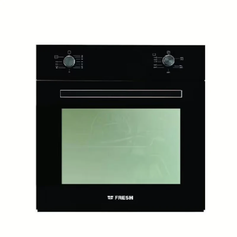 Fresh Built-in Oven 60 cm Gas Black with Air Fryer 9653