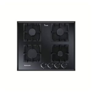 Unionaire I Cook Built-in Hob 4 Burners Gas Black BH56G8IS