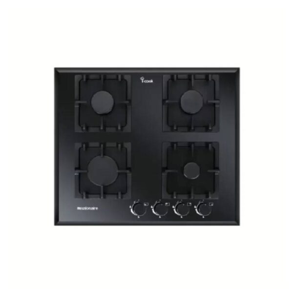 Unionaire I Cook Built-in Hob 4 Burners Gas Black BH56G8IS