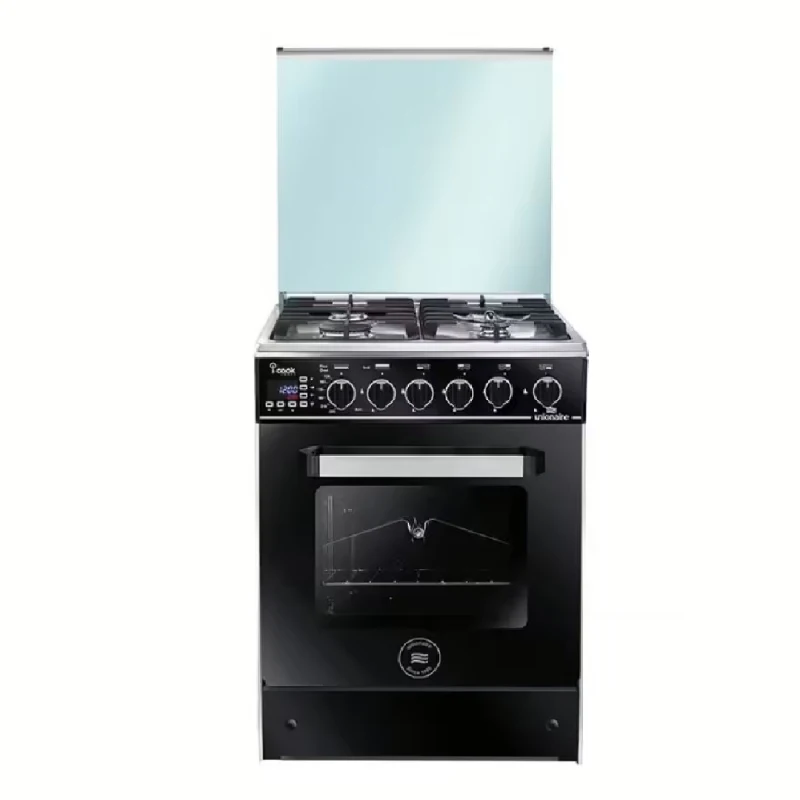 Unionaire I-Cook Gas Cooker 4 Burners Black C66SSDC511IDSC2WAL