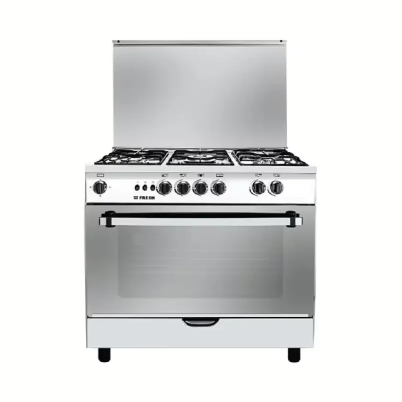 Fresh Cooker 5 Burners Jumbo Gas Stainless Steel 16271