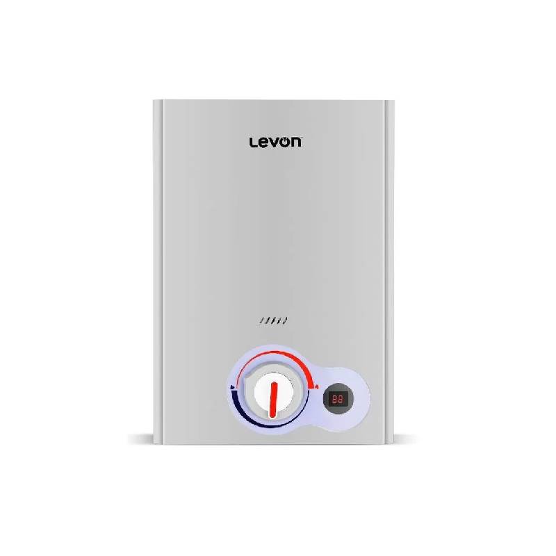 Levon Water Heater 6 Liter Digital Gas Silver 6518125
