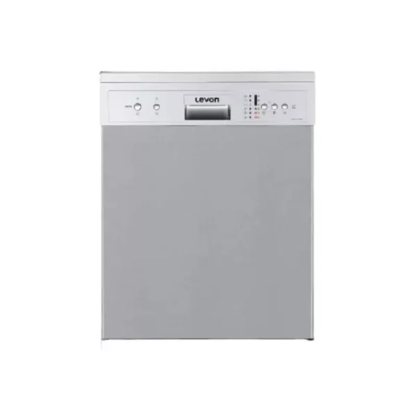 غسالة أطباق ليفون 60 سم 12 فرد سيلفر LVDW12-S-DT-CL-4132001