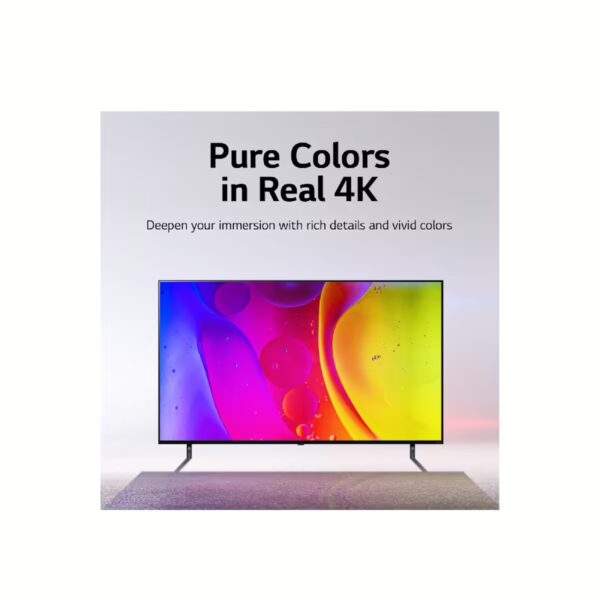 ⁦تليفزيون إل جي نانوسيل 55 بوصة 4K بريسيفر داخلي 55NANO846QA⁩ - الصورة ⁦5⁩