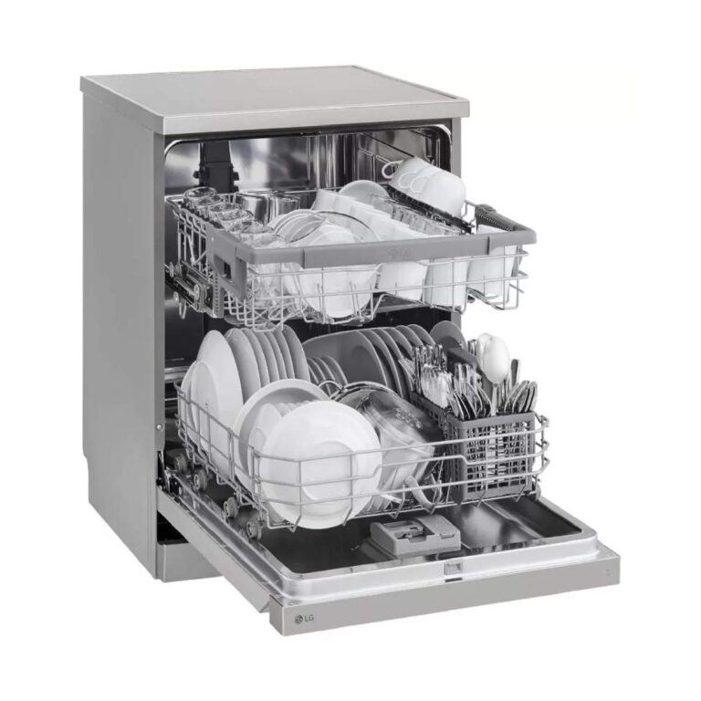 LG Dishwasher QuadWash Steam 14 Place Settings Silver DFC532FPE - Image 3