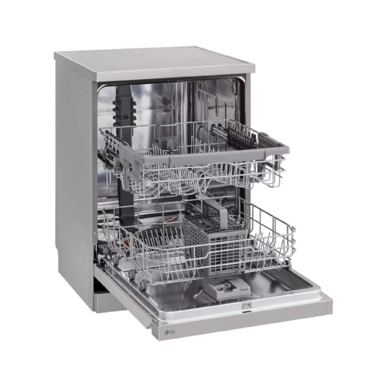 LG Dishwasher QuadWash Steam 14 Place Settings Silver DFC532FPE - Image 2