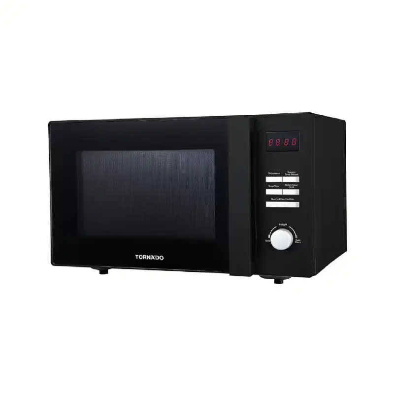 Tornado Microwave Solo 25 Liters 900 Watt 8 Menus Black TMD25SEBK