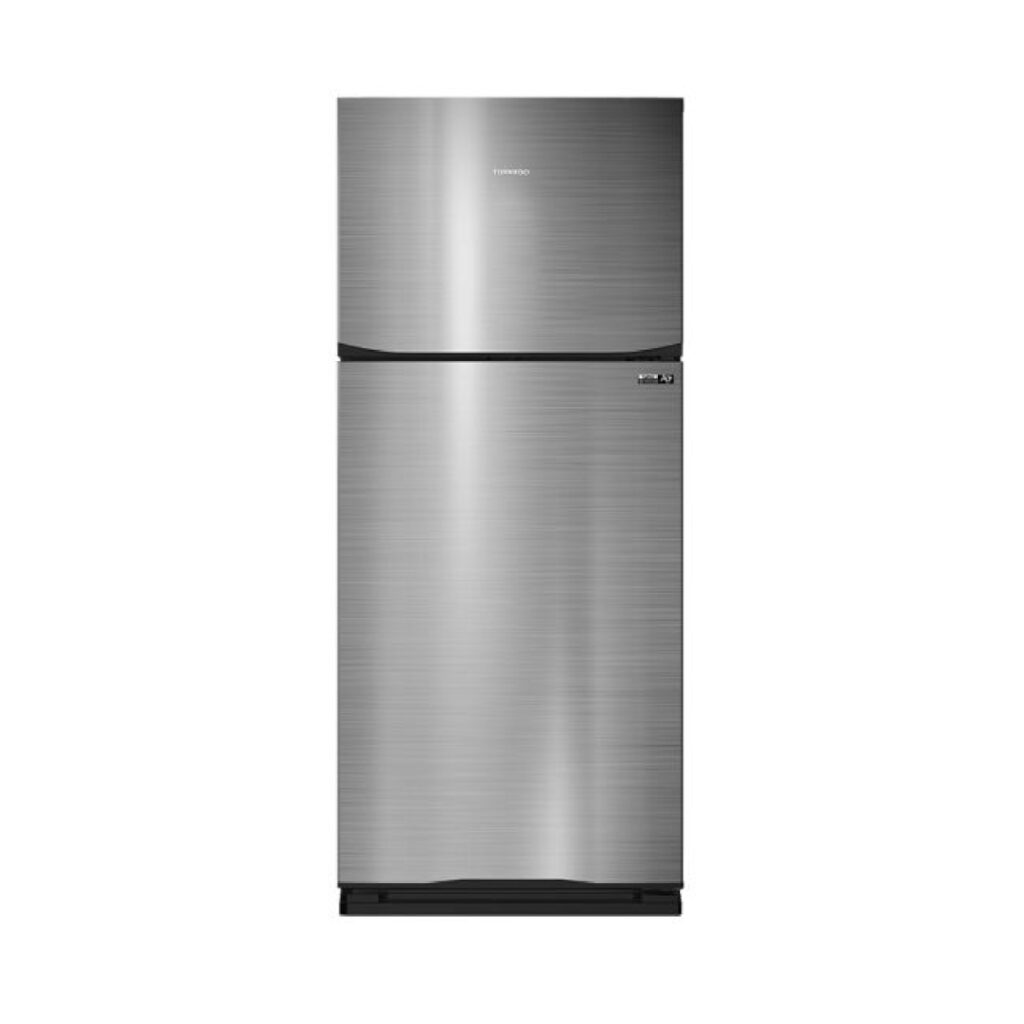 Tornado Refrigerator 385 Liters No Frost Dark Stainless Steel RF480TDST