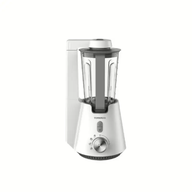 Tornado Vacuum Blender 1000 Watt 1.5 Liter Extra 0.6 Liter Bottle White TVBL1000LI