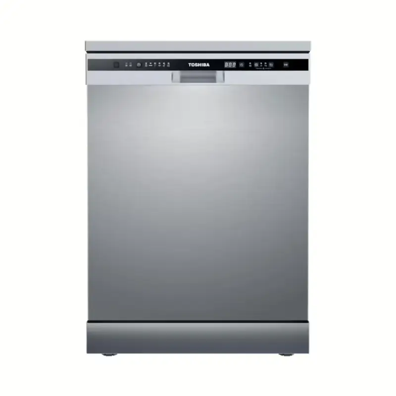 Toshiba Freestanding Dishwasher 13 Place Settings Silver DW-13F8AF(SS)