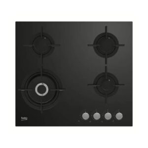 Beko Built-in Hob Gas 4 Burners Black HILW64222SE