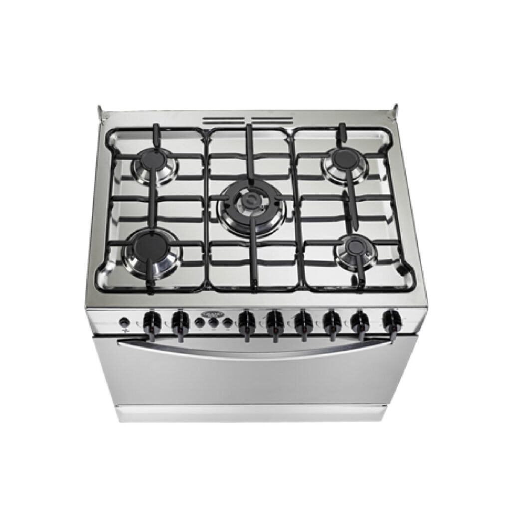 Universal Grand Rosa Cooker 5 Burners Silver Gas GR-8605