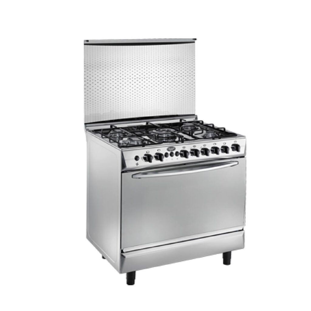 Universal Grand Rosa Cooker 5 Burners Silver Gas GR-8605
