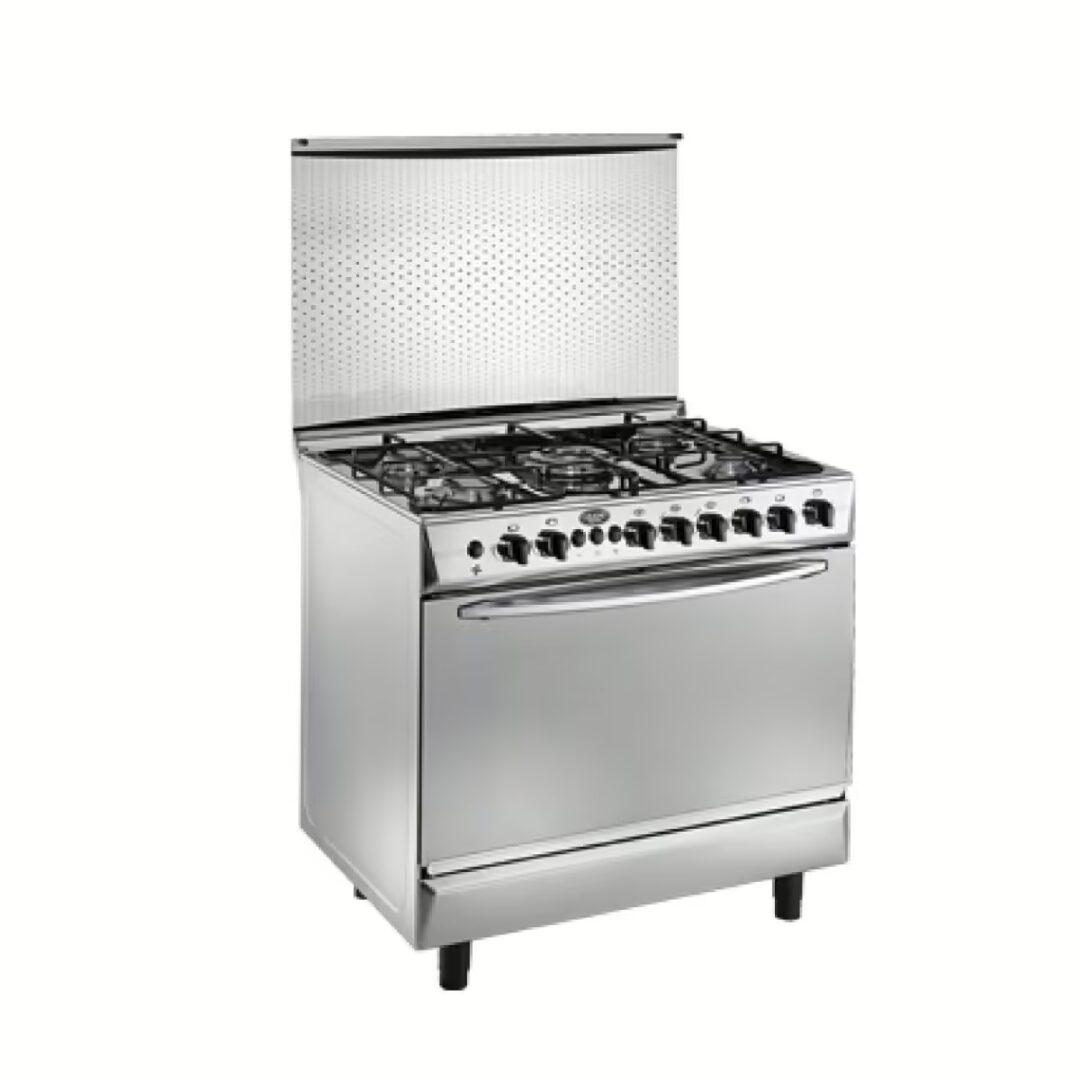 Universal Grand Rosa Cooker 5 Burners Silver Gas GR-8605