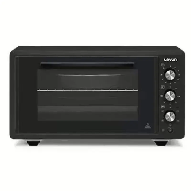 Levon Electric Oven 42 Liters 1300 Watt With Grill & Fan Black 1615006